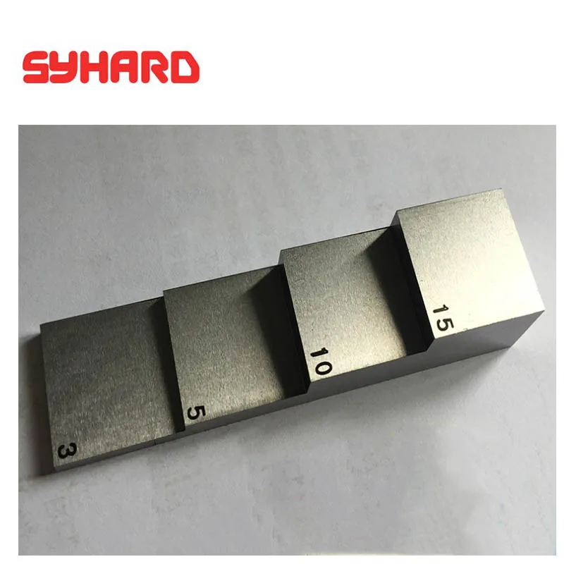 

Ultrasonic Thickness Indicator 4 Steps 3 5 10 15mm Carbon Steel Stainless Steel Aluminium Step Wedge UT Calibration Test Block