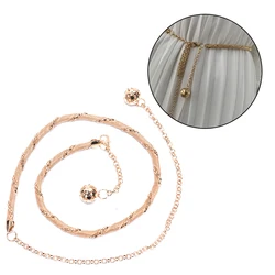 New Metal Dress Belt Women Waistband Chain Fashion