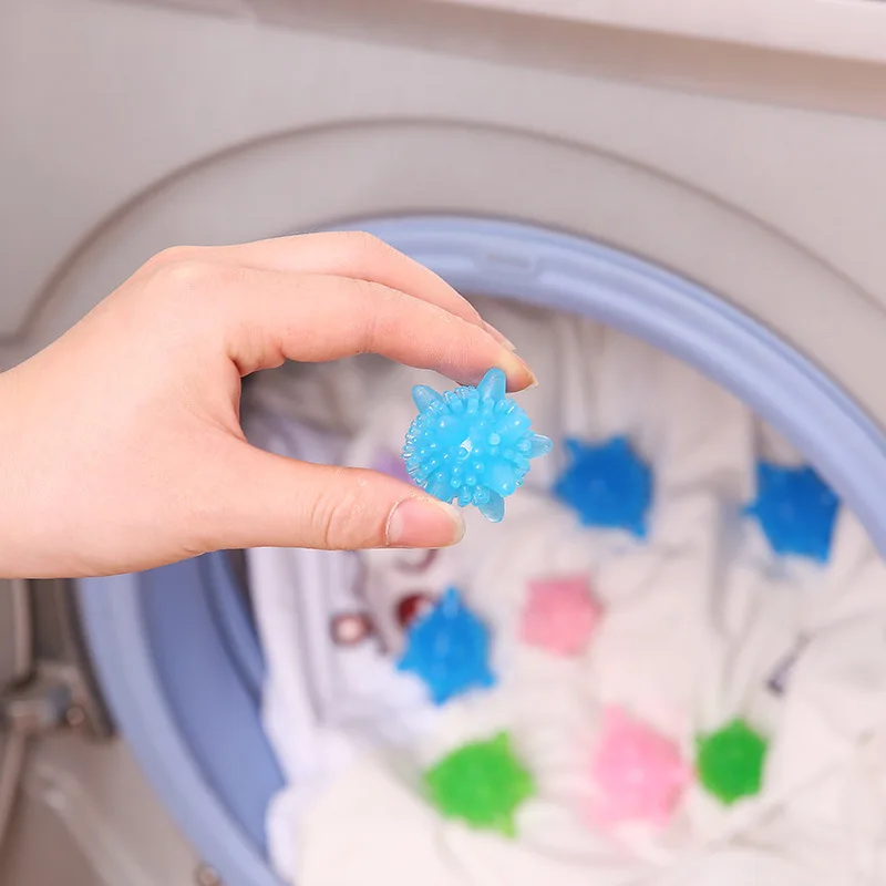 

5pcs/lot Magic Laundry Ball Washing Ball Household Cleaning Washing Machine Clothes Softener Starfish Shape Solid Cleaning Balls