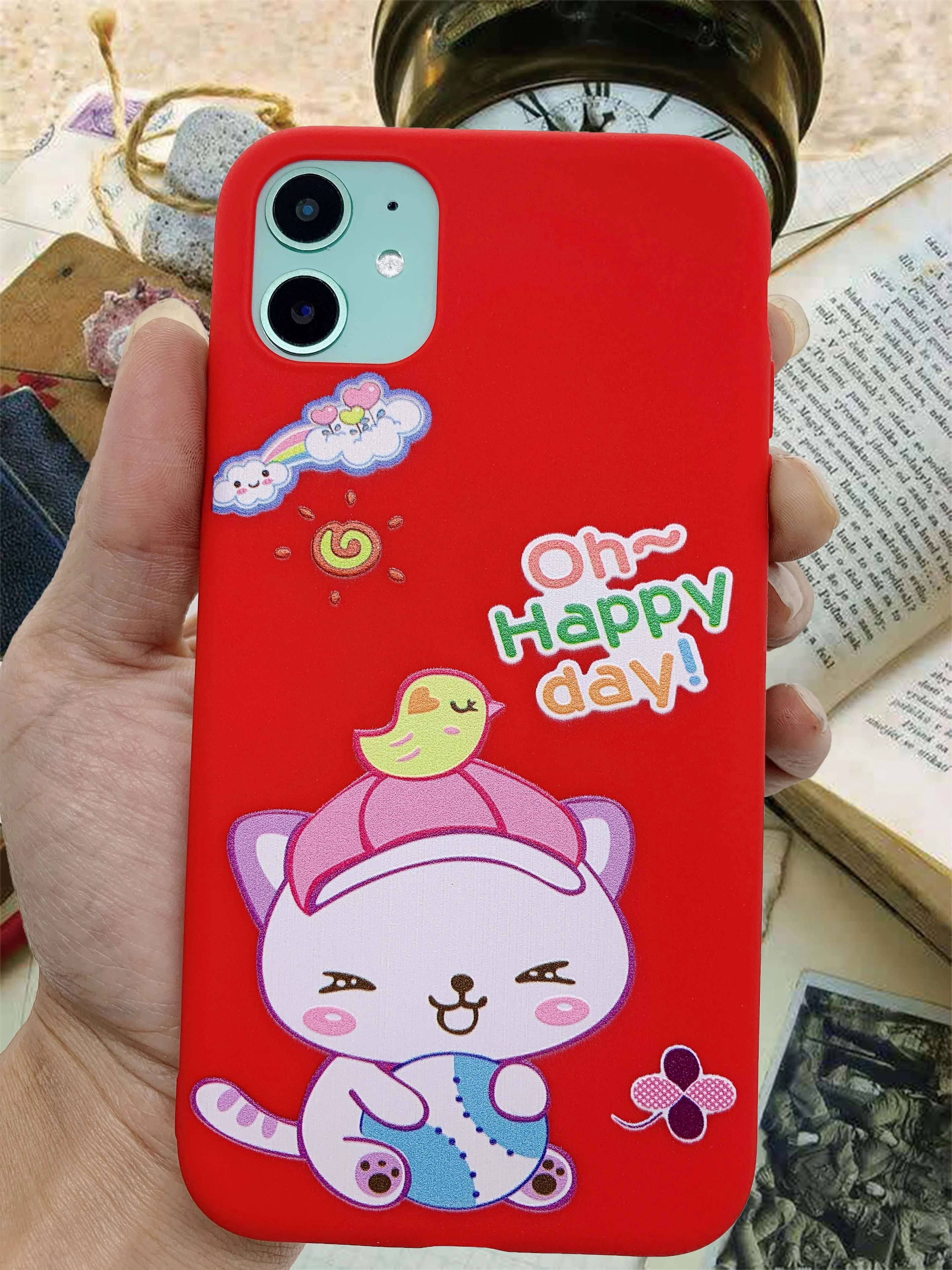 Супер милый чехол для iPhone 11 Pro 7Plus 7 6 6S 8 8Plus X XS Max |