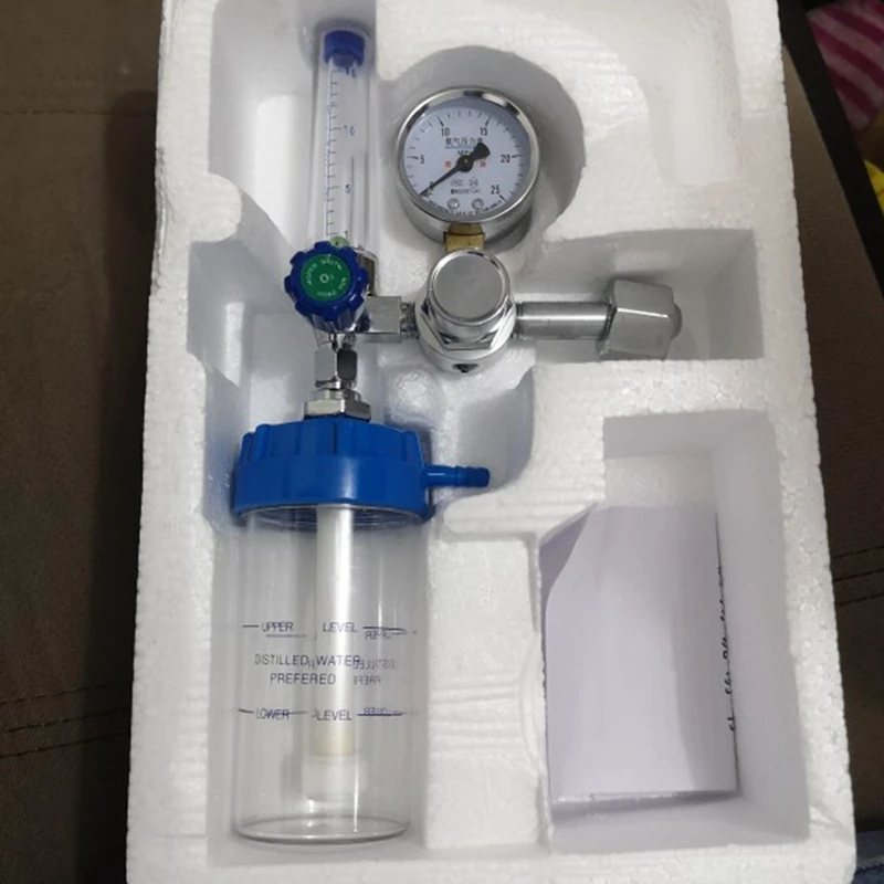 Oxygen Meter YH.YX11A Buoy Type Oxygen Inhalator Meter Medical Pressure Reducing Valve Pressure Regulator G5/8