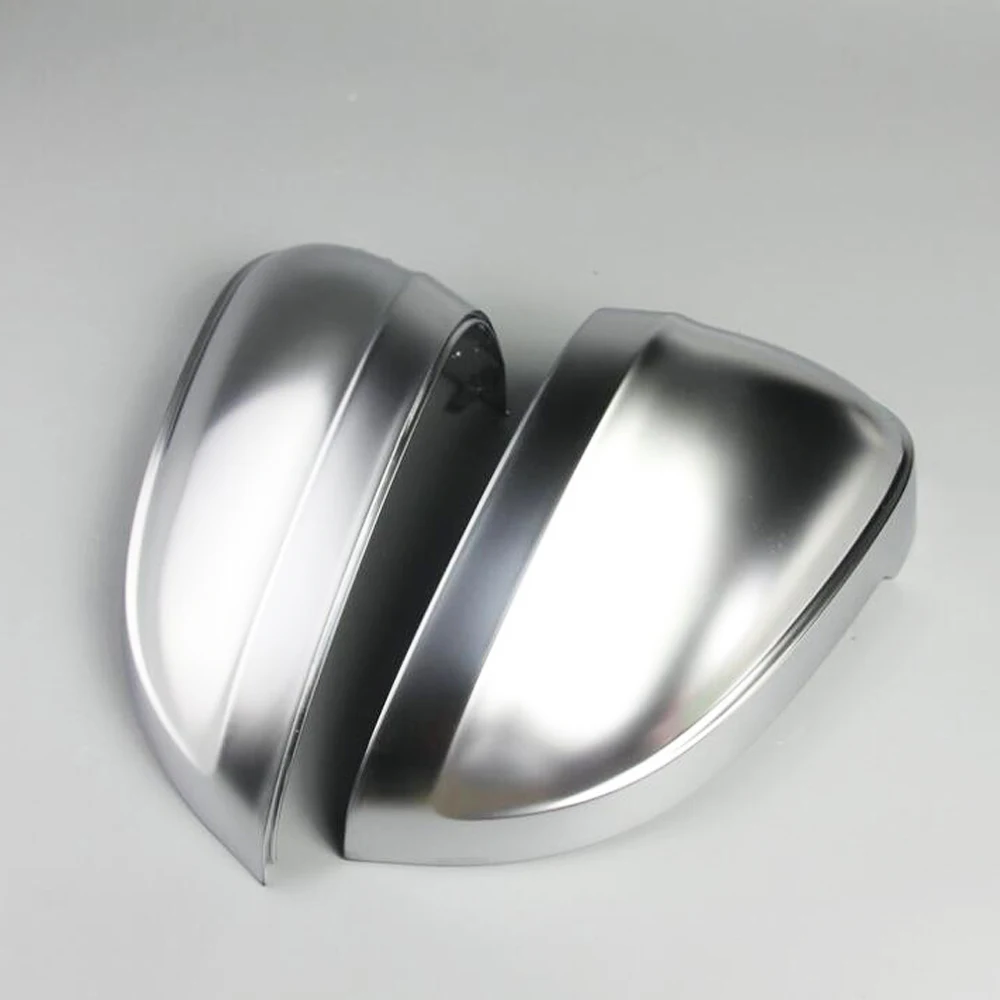 Couvercle Rétroviseur Coques Rétroviseurs Latéraux Pour A4 A5 S4 S5 B9 2017-2020 Couverture De Rétroviseur De Voiture Côté Aile Protéger Cadre Couvre Garniture Argent Mat Chrome Coque(A