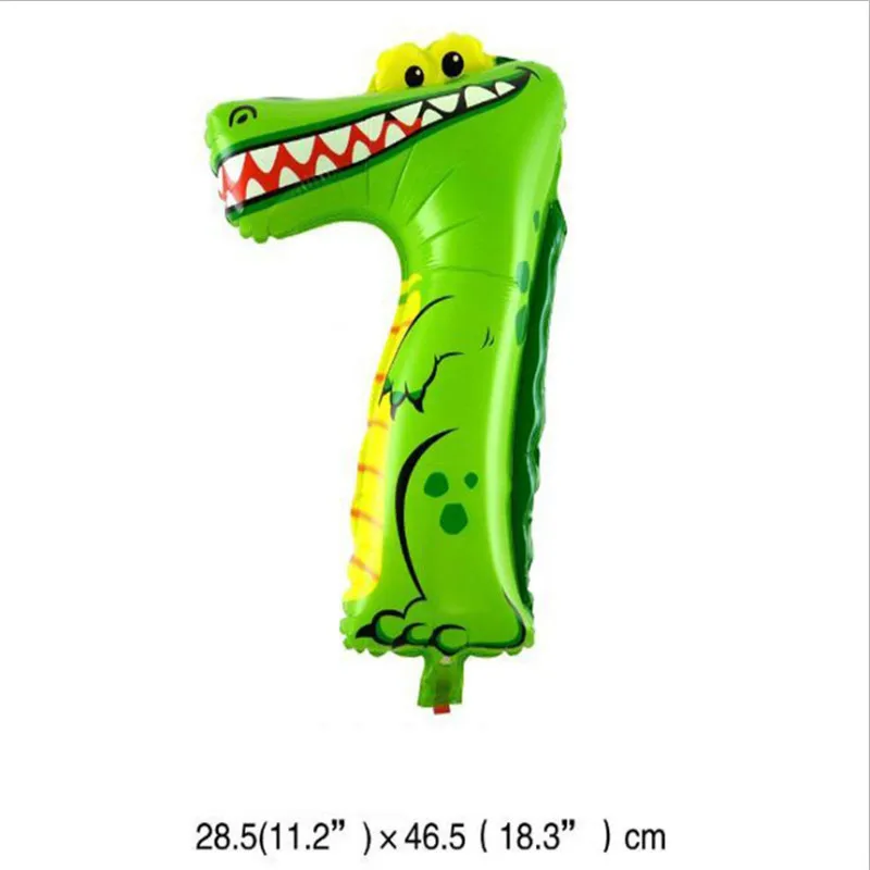 Алюминиевый воздушный шар цифровая алюминиевая пленка детский день рождения