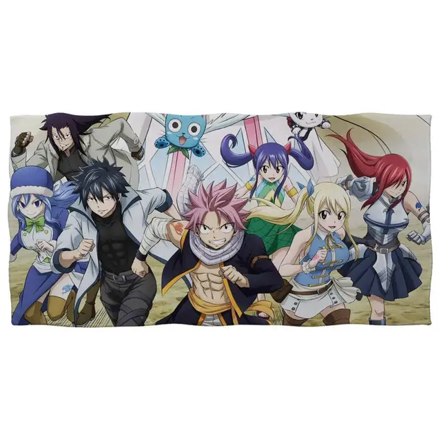 Neu Fairy Tail Anime Manga Badetuch Strandtuch Handtuch Bath Towel 150x70CM 003