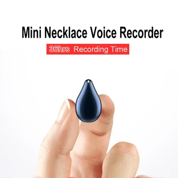 

Necklace Pendant Audio Recorder Key chain Mini Activated Digital Smart Voice Recording HIFI MP3 Music Player
