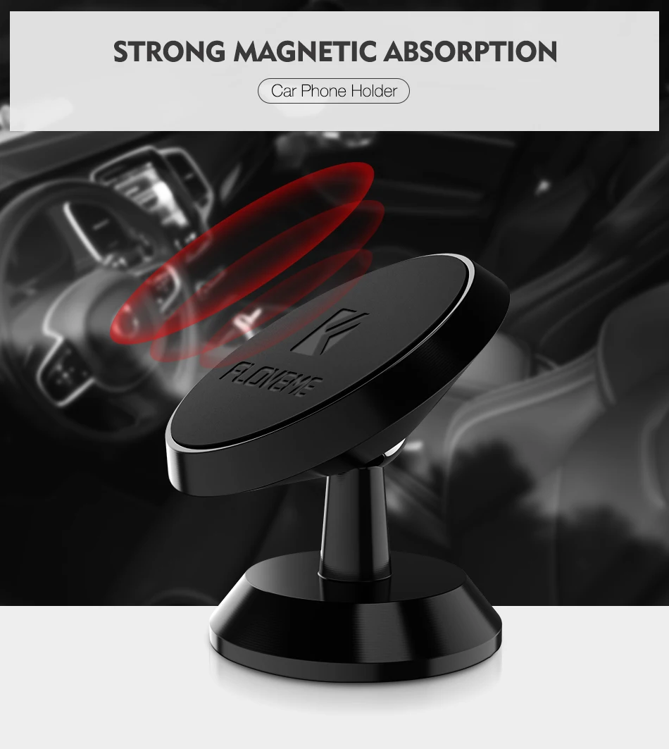 FLOVEME магнитный автомобильный держатель для телефона iPhone 8 7 gps магнит вентиляционное отверстие приборная панель Movil магнит Автомобильный держатель для телефона Soporte