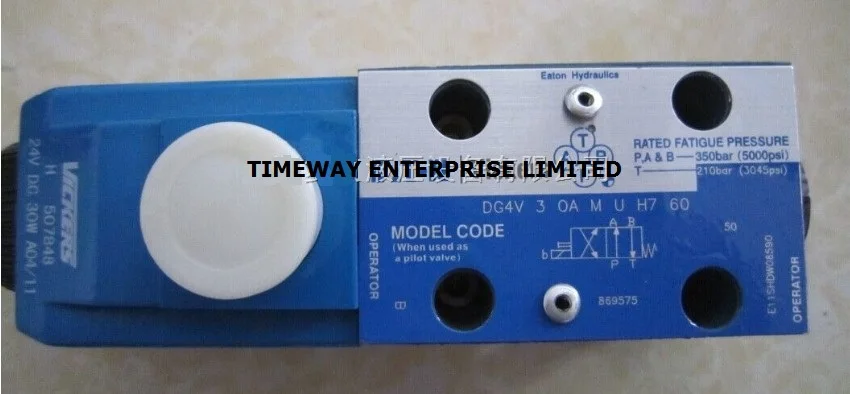 

VICKERS Hydraulic Valve DG4V3OAMUH760 Solenoid Directional Valve