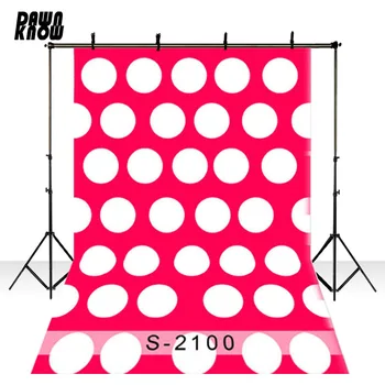 

DAWNKNOW Dot Pattern Vinyl Photography Background For Newborn Red Photo Shoot Backdrop For Wedding Photo Studio S2100