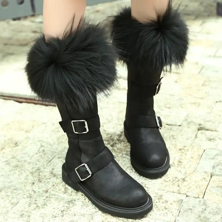 de couro moda feminina chaussures femme botines quentes mujer 2020