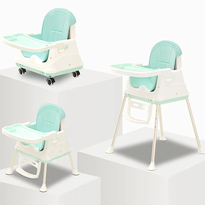 Baby Dinner High Chair Dining Table Kids Chair Children Mesa Infantil Dining Chair Portable Folding Para Bebe BB Learning Chair