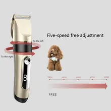 USB Перезаряжаемый низкий уровень шума и беспроводной инструмент для ухода за домашними животными кошки собачья шерсть триммер для стрижки