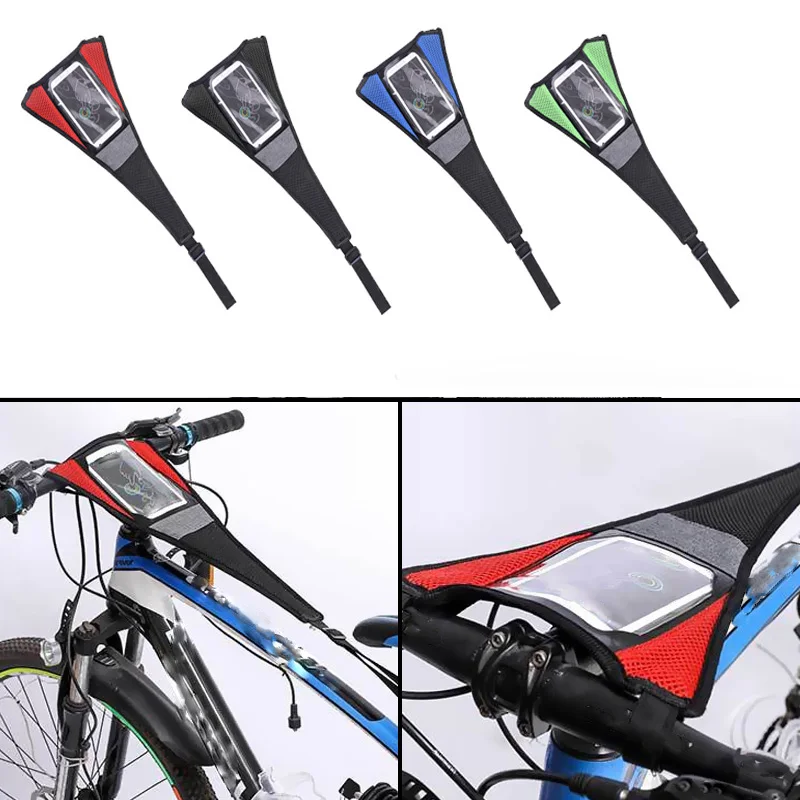 Universal Bike Turbo Roller Trainer Sweat Catcher Net Strap Frame Guard Protector for Stationary Bicycle 55cm