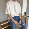IEFB / men's wear 2022 summer short sleeve T-shirt new Korean fashion casual Tee loose all-match streetwear tops for male 9Y2258 ► Photo 2/6