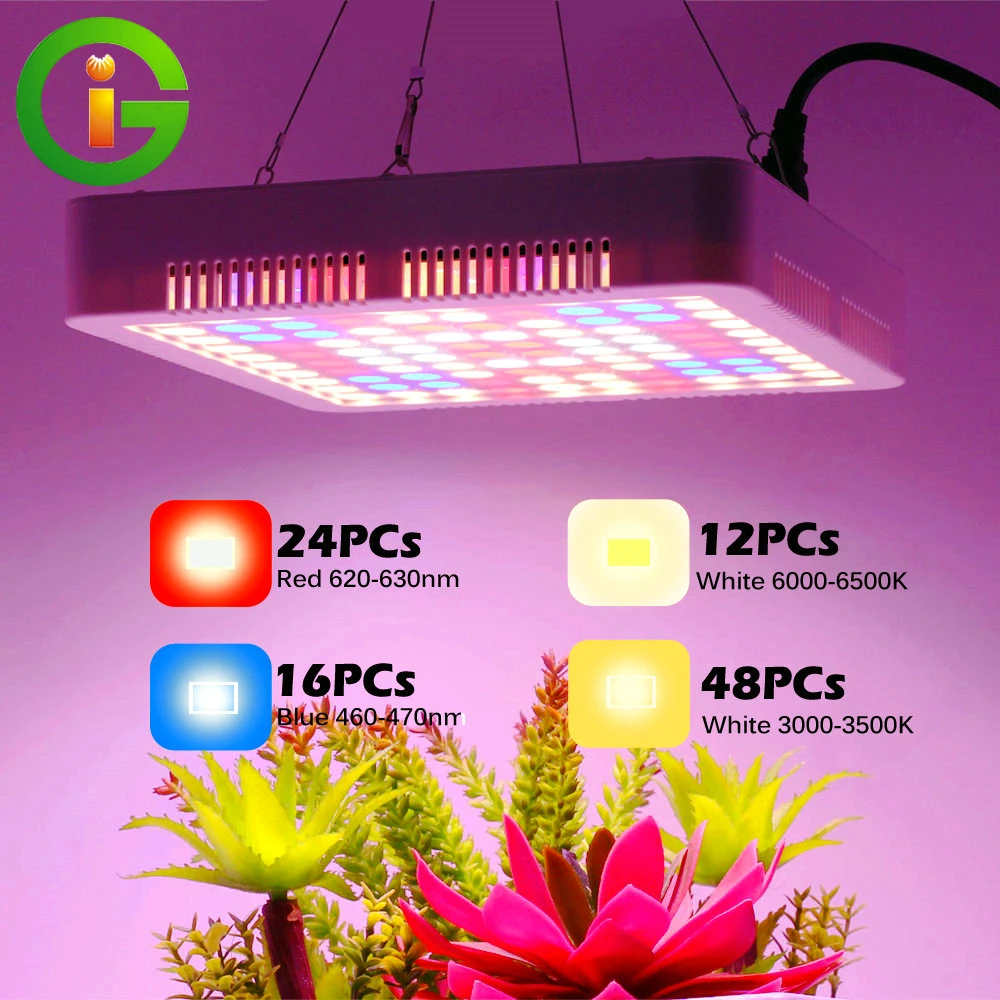 100Pcs LEDs 1000W Full Spectrum Grow Light Panel Indoor Hydroponics Flower Plant 