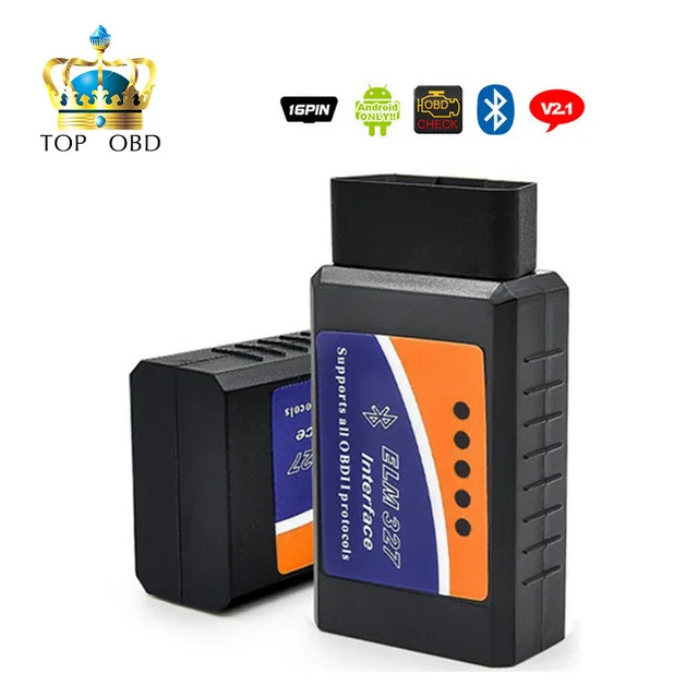 Super Mini Elm327 Bluetooth OBD2 V2.1 Elm 327 V 2.1OBD 2 Car Diagnostic Tool Scanner Elm 327 OBDII Adapter Auto Diagnostic Tool|Code Readers & Scan Tools| - AliExpress