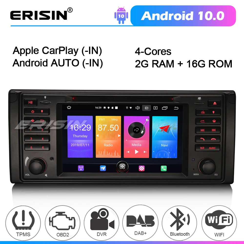 Автомагнитола для BMW 5 серии E39 E53 X5 M5 2739 г. спутниковая навигация Android Carplay GPS радио