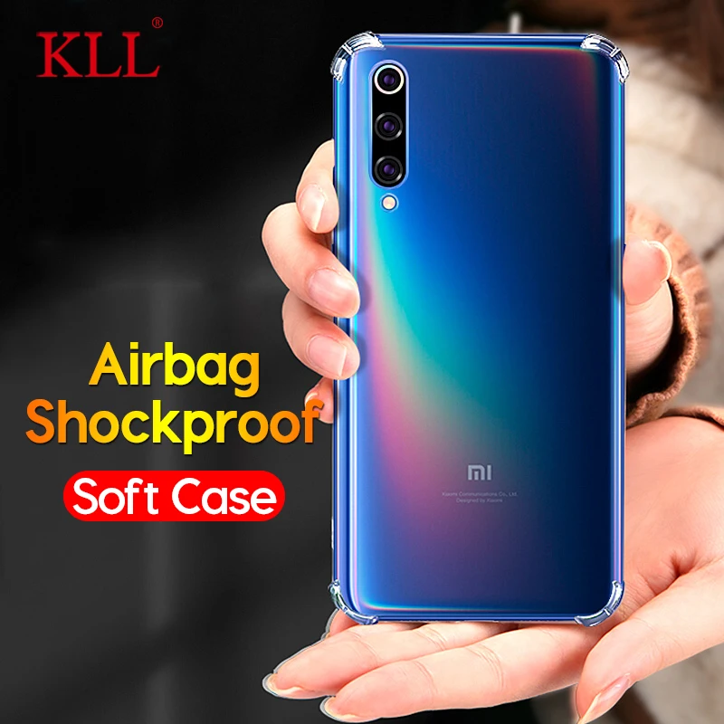 

Shockproof Airbag Clear TPU Soft Case for Xiaomi Mi 9 SE 8 Lite Silicone Transparent Case for Redmi 7 7A Note 7 6 Pro 5 Cover