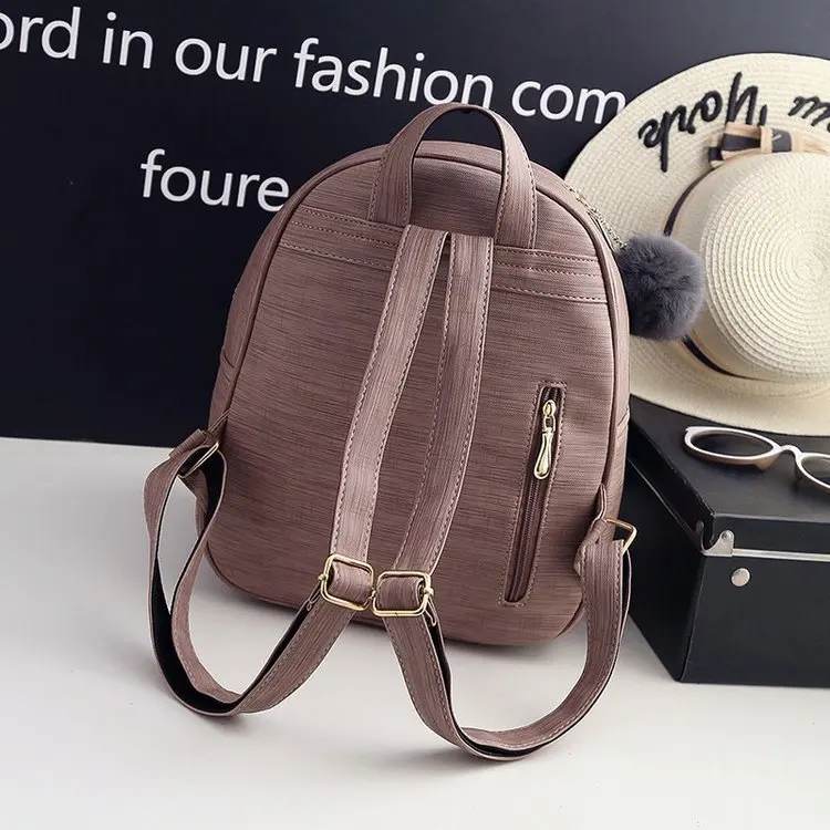 

2019 new JIULIN high-quality shoulders Korean fashion solid color retro Joker three-piece set bag women handbag