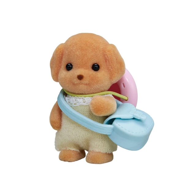 Sylvanian families Bebe Caniche Dog Figure Multicolor