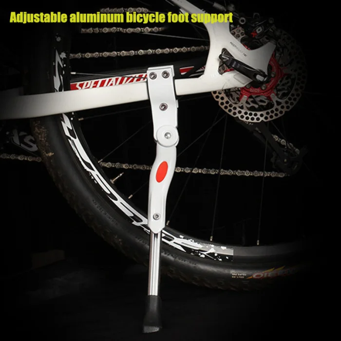 Алюминиевый сплав велосипед kickstand Регулируемый велосипед Kick Stand держатель парковочная Боковая поддержка BB55
