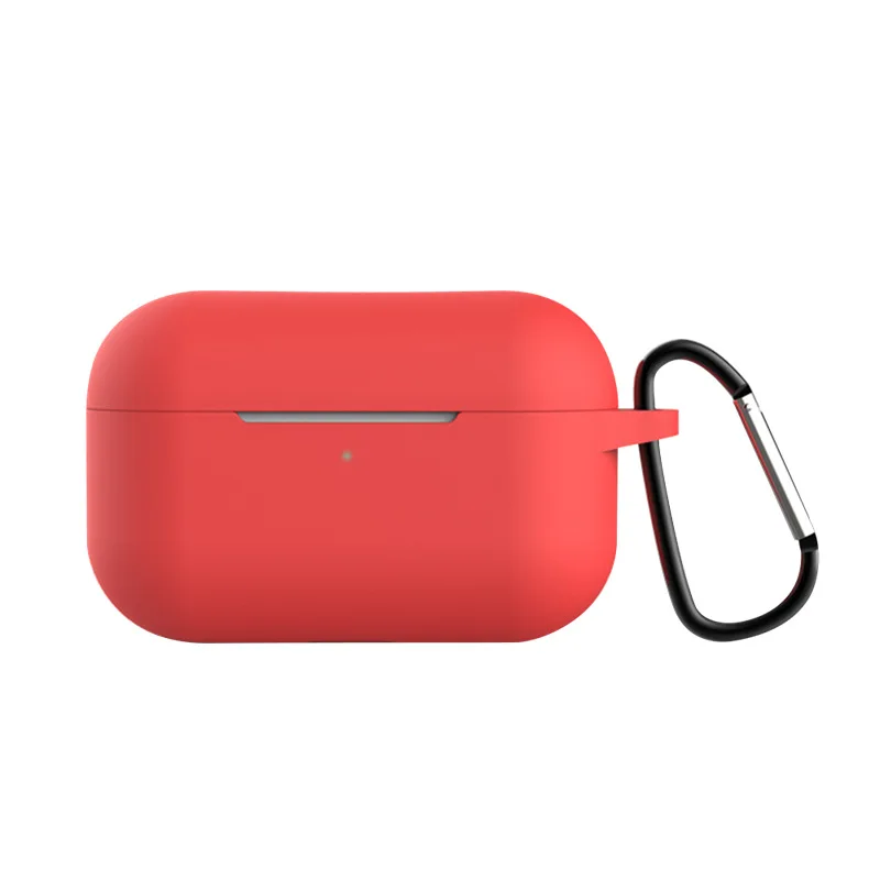 Мягкий силиконовый мини-чехол для Apple Airpods Pro противоударный чехол для Apple AirPods Pro Чехол для наушников s Для Air Pods3 протектор - Цвет: Red
