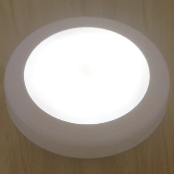

6 LED Wireless Battery Powered PIR Motion Sensor Night Light Lamp Wall Wardrobe