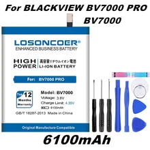 LOSONCOER BV7000 6100 мАч V575868P хорошее качество батарея для Blackview BV7000 Pro BV7000 батареи для смартфонов