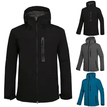 Мужская осенне-зимняя повседневная модная Водонепроницаемая теплая спортивная верхняя одежда