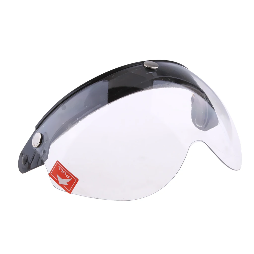 Replacement Motorcycle Bike Mirror Lens Shield Visor 3/4 Open Face for Universal Motorcycle Helmet