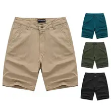 

50% Hot Sales Men Shorts Solid Color Breathable Summer Zipper Pockets Shorts for Daily Wear