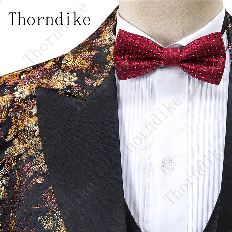 Thorndike модный Блейзер мужские дизайнерские костюмы жаккардовые сценические певцы куртка мужская одежда танцевальная Звезда Стиль смокинги masculino homme