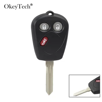 

OkeyTech 3 Buttons Remote Control Car Key Shell For SAAB 9-7X 9-7 Replacement Key Case Cover Car Accessories Uncut Blank Blade
