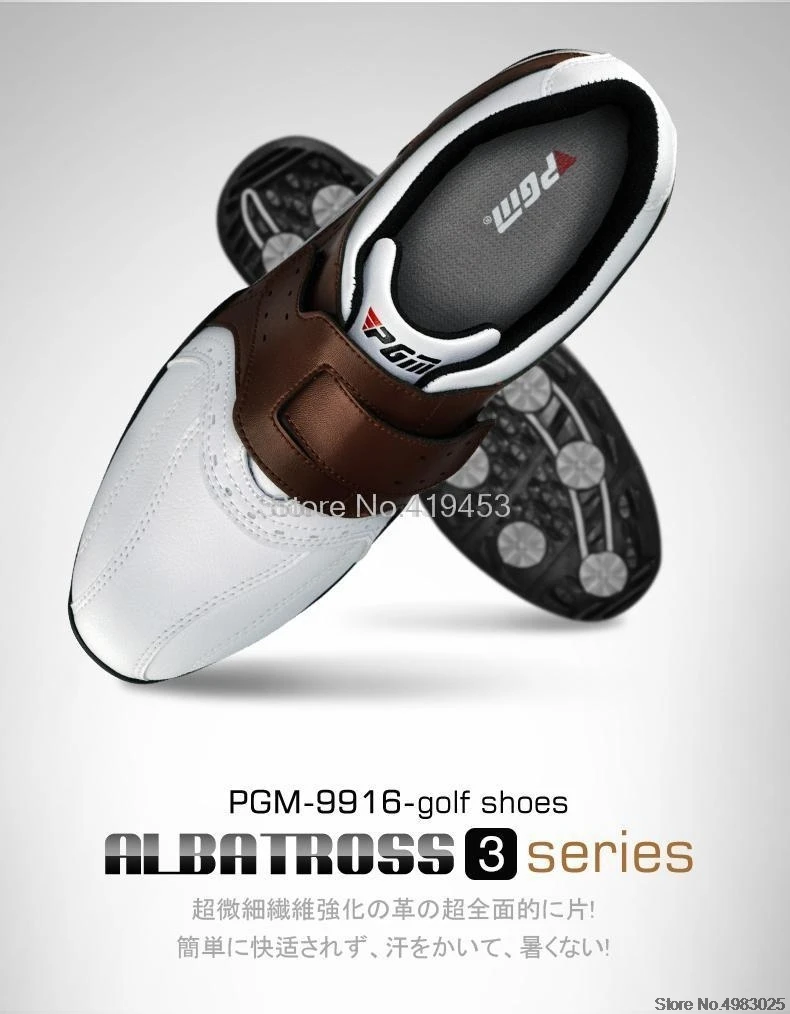 Pgm masculino à prova dwaterproof água sapatos