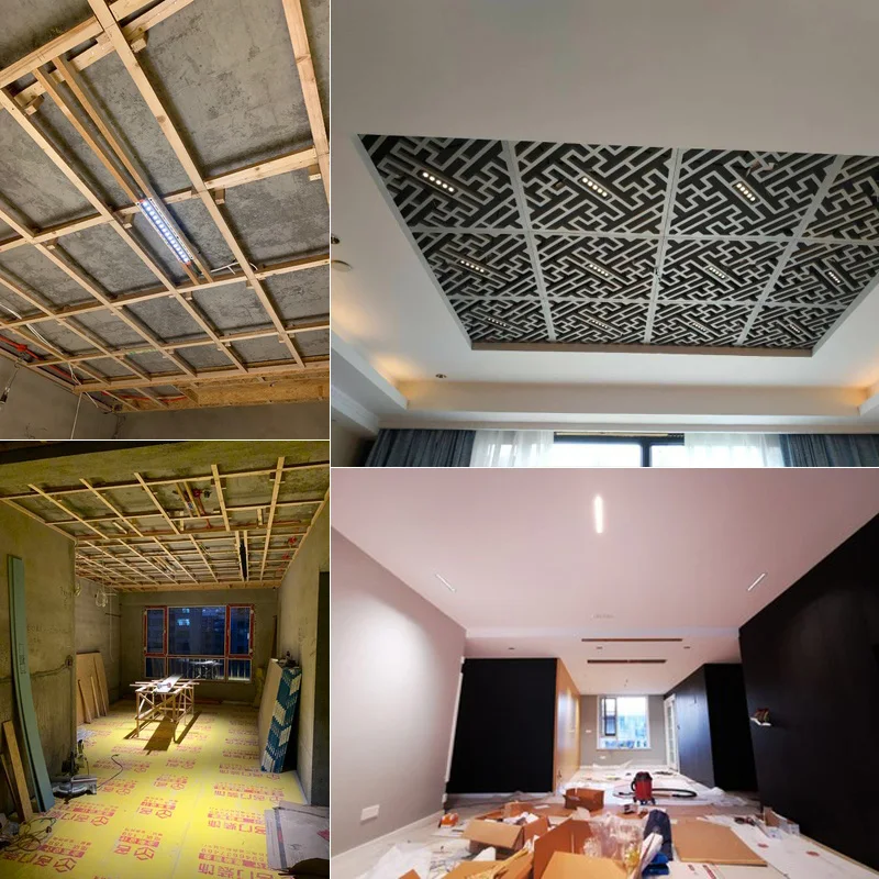 Led Recessed downlights black Ceiling LED Spot lamp bedroom white Square Spot light Living Room modern led ceiling light fixture 5