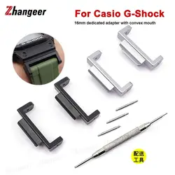 ABS Connector Adapter for Casio G-SHOCK GA-110/100/120 GD-100/110/120 DW-5600 5610 GW-M5610 strap Refit Accessories 16mm to 22mm