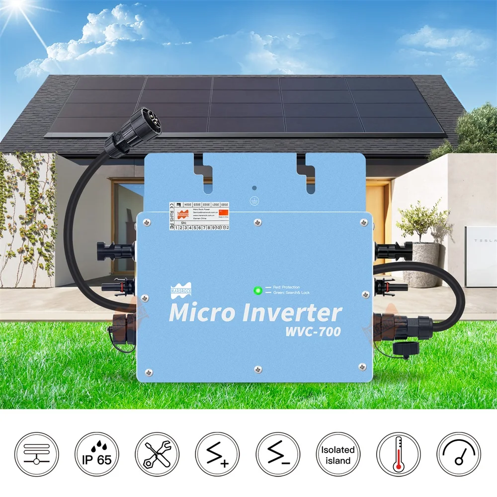 マイクロインバータ wvc600 ソーラー 防水IP アルミニウム合金 【公式