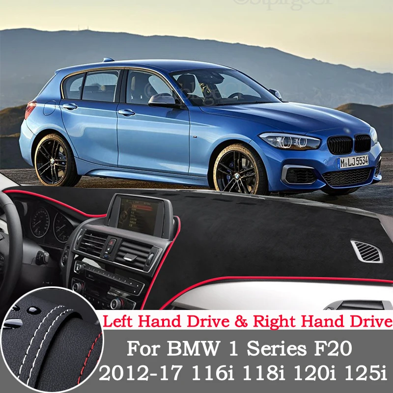 

High-quality leather instrument panel protection pad and light-proof pad for BMW 1 Series F20 2012-17 116i 118i car accessories