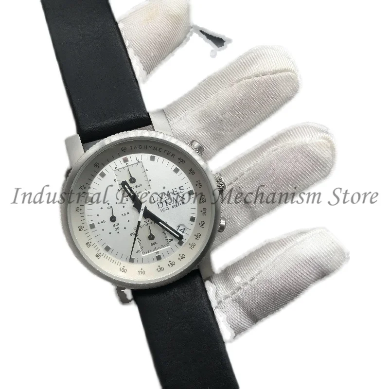 Limited Edition Star Commemorative Edition Stainless Steel Case Three Eye Men s Watch Japanese Movement Waterproof Men s Watch