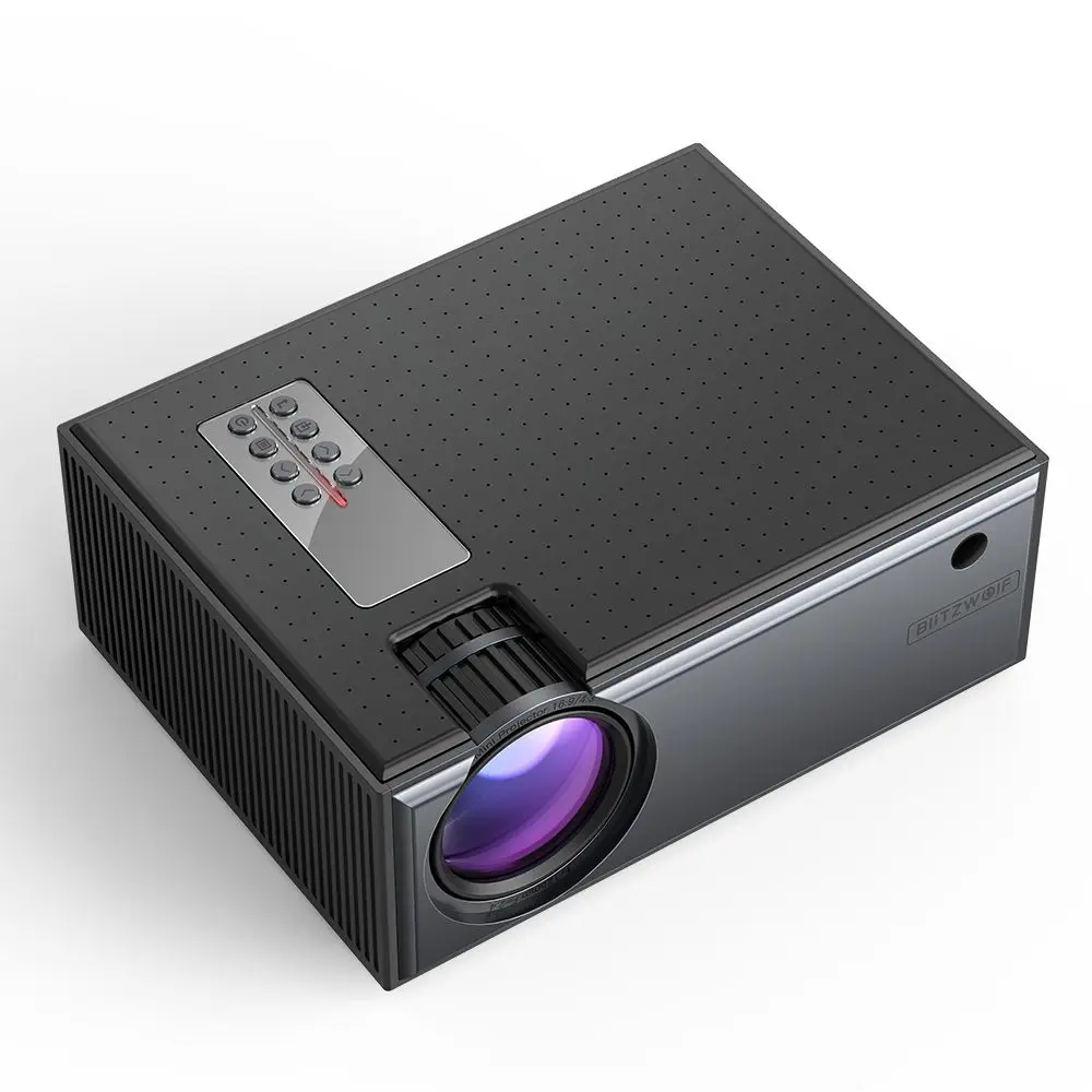  Blitzwolf BW-VP1 LCD Projector 2800 Lumens Support 1080P Input Multiple Ports Portable Smart Home T - 4000117697976