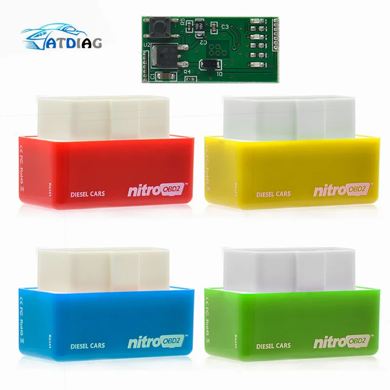 Чип-тюнинг автомобильный Nitro устройство с интерфейсом OBD2 для дизельных
