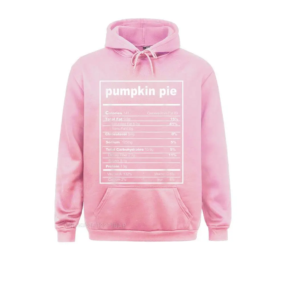 Pumpkin Pie Costume Funny Christmas Food Nutrition Facts Sweatshirts Harajuku Fashionable Hoodies Custom Clothes For Women