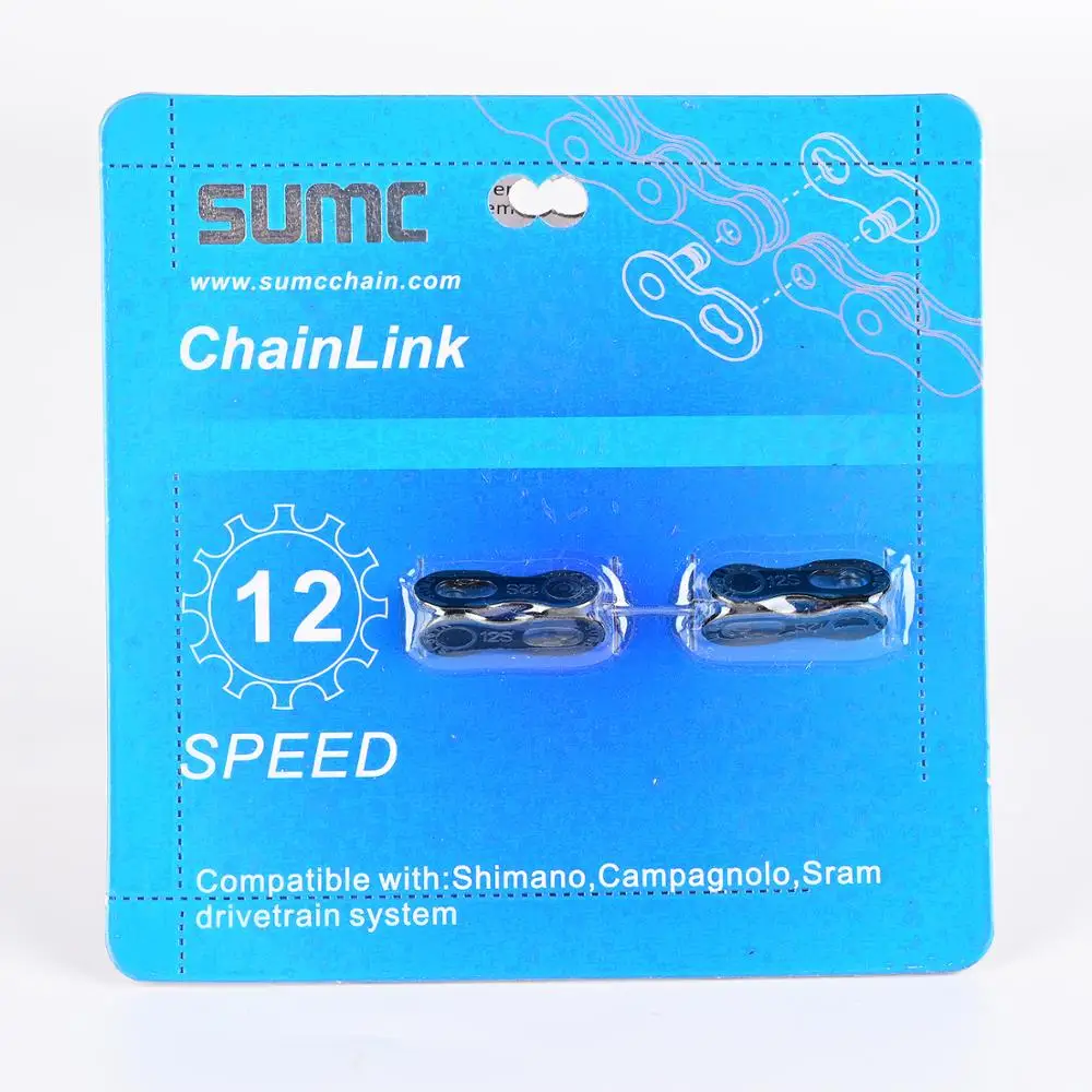 SUMC 自転車チェーンミッシングリンクマジックバックル 11 12