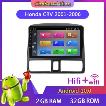 

Android 10.0 Car GPS Navigation Multimedia Viedo Mp5 Player For Honda CR-V 2001-2006 BLuetooth WIFI FM Auto Stereo TV Radio