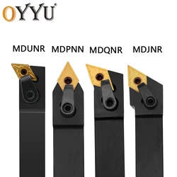 OYYU mdjnr mdpnn mdunr mdqnr torno externo torneamento ferramenta de corte titular dnmg mdjnl2525m15 mdjnr2525 mdjnr1616h11 mdjnr2020k11