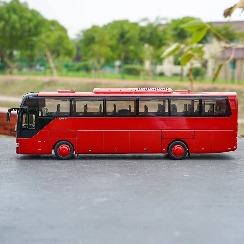 Авторизованный подлинный 1:42 ZK6122h9 модель автобуса литая под давлением классическая игрушка автобус для Рождественский подарок, коллекция, украшение