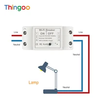 Diy Smart House Light Remote Control Universal Breaker Timer Mini Iot Homekit Tuya Wifi Switch Works With Alexa Google Home