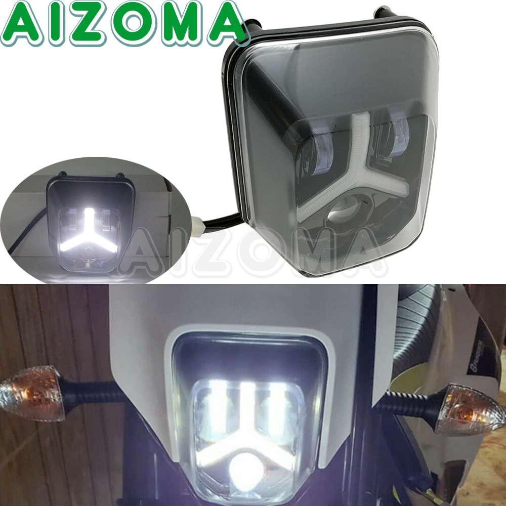 

MX Dirt Bike Enduro светодиодный головной светильник дневного света светильник для FE 250/350/450/501 TE 150/250/300/250i/300i 2017-2020