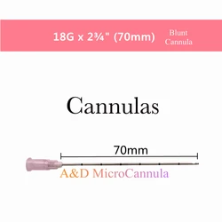 Cânula fino descartável flexível da agulha espinhal de microcânula esterilizado para o enxerto gordo facial