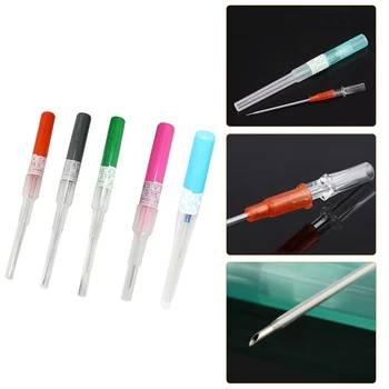 

50Pc Disposable Body Piercing Needles Gauge Piercing Needles Sterile Body Piercing Needles for Ear Nose Navel Nipple