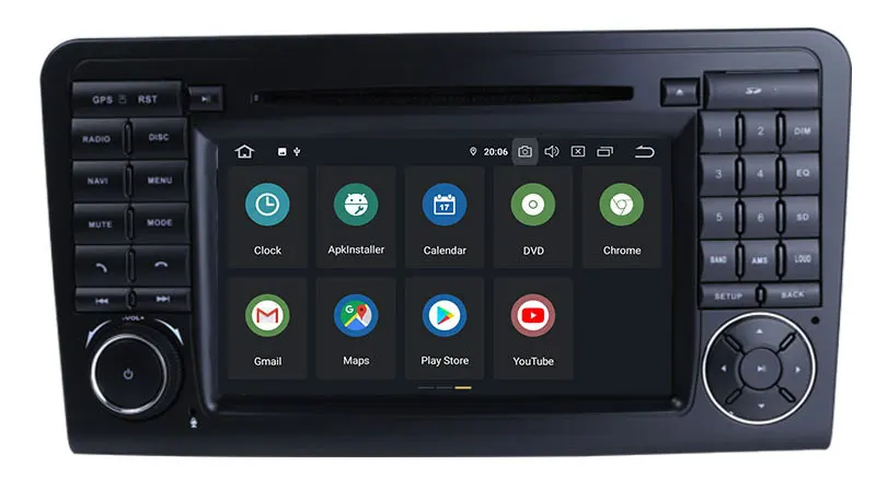 Sale Android 9.0 Octa Cores Car DVD GPS Player For Benz ML W164 W300 ML350 ML450 ML500 GL X164 GL350 GL450 GL500 Radio Stere Carplay 12